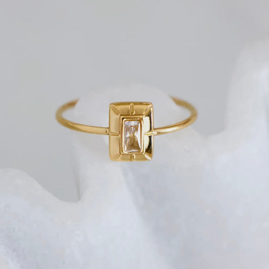 Art Deco Ring - Square