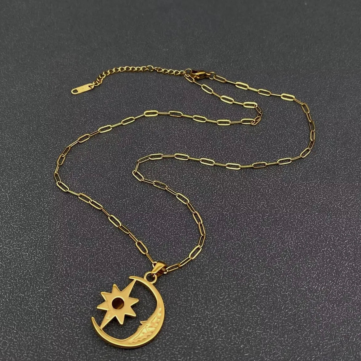 Crescent moon & Tigers Eye