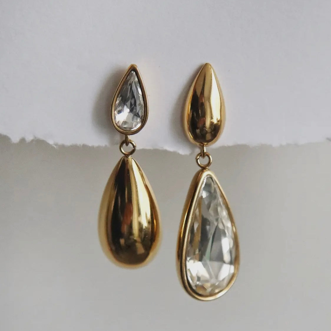 Teardrop Statement Earrings