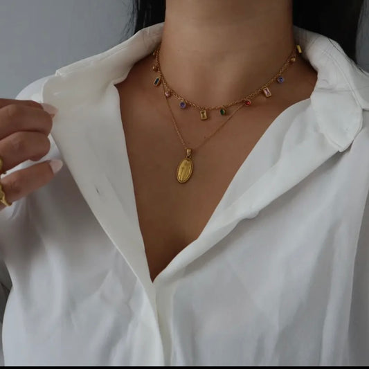 Multi - Gemstone Necklace