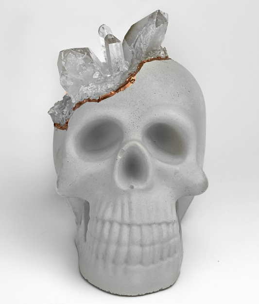Raw Clear Quartz Skull