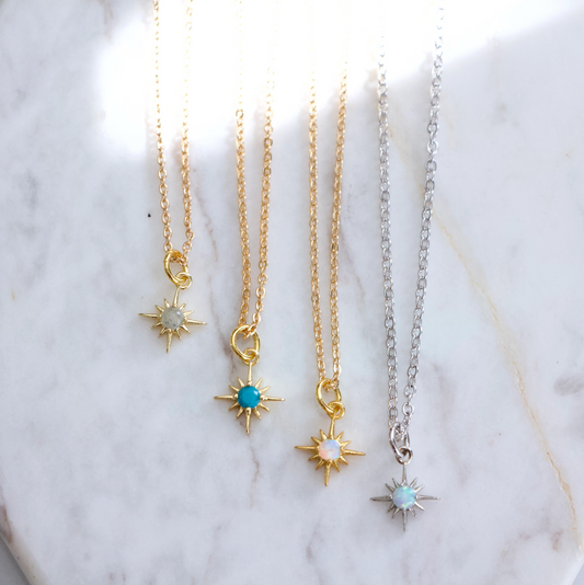 Turquoise North Star Necklace