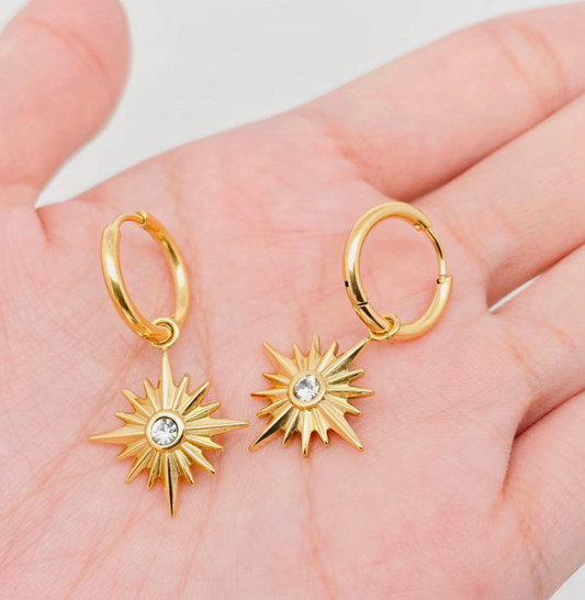 Little Star Huggie Earrings