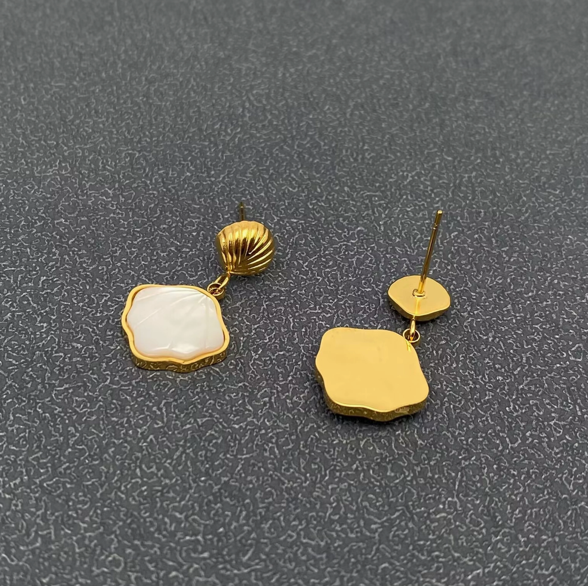 Lunar Shell Earrings