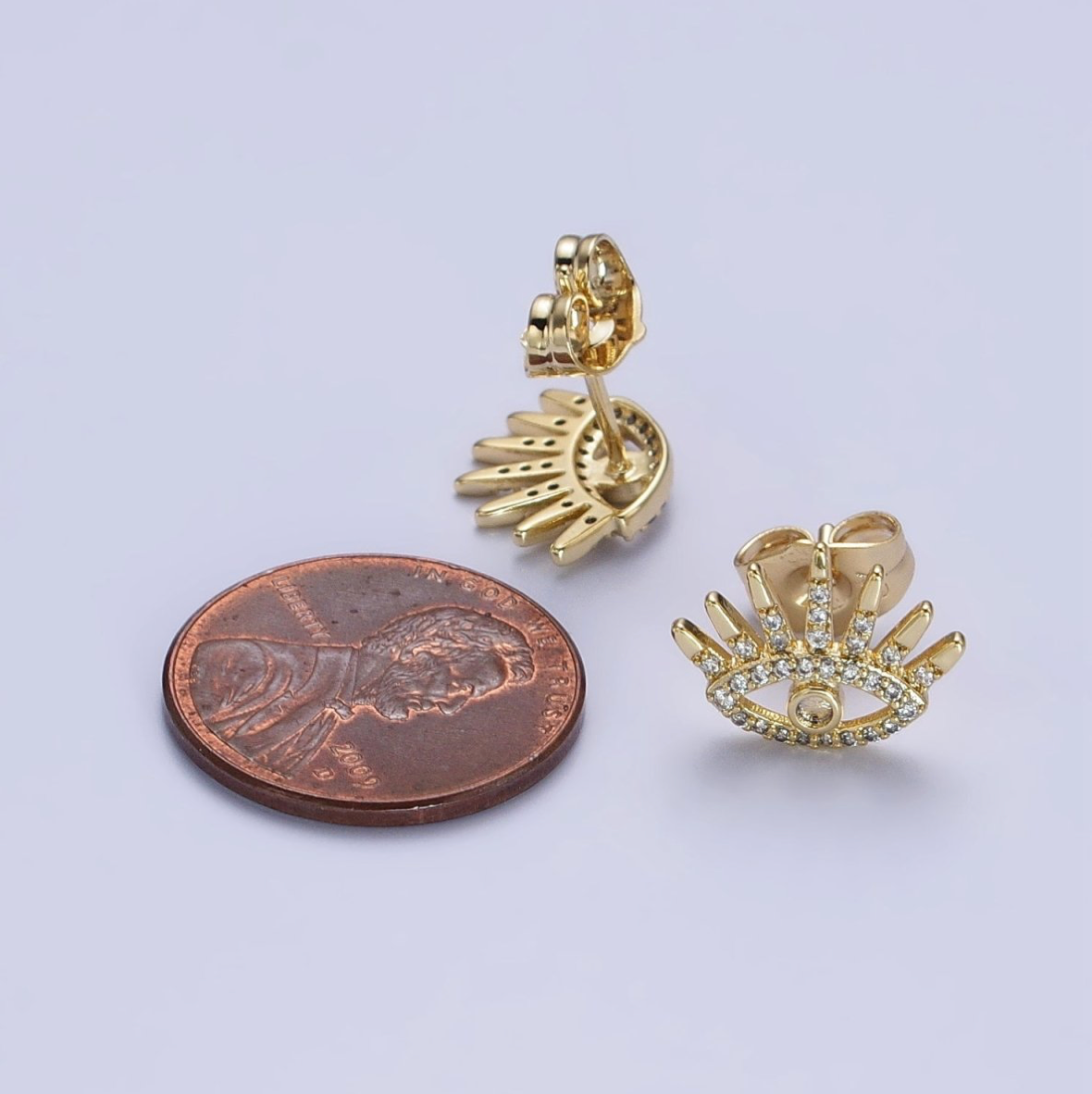 Evil Eye Stud Earrings