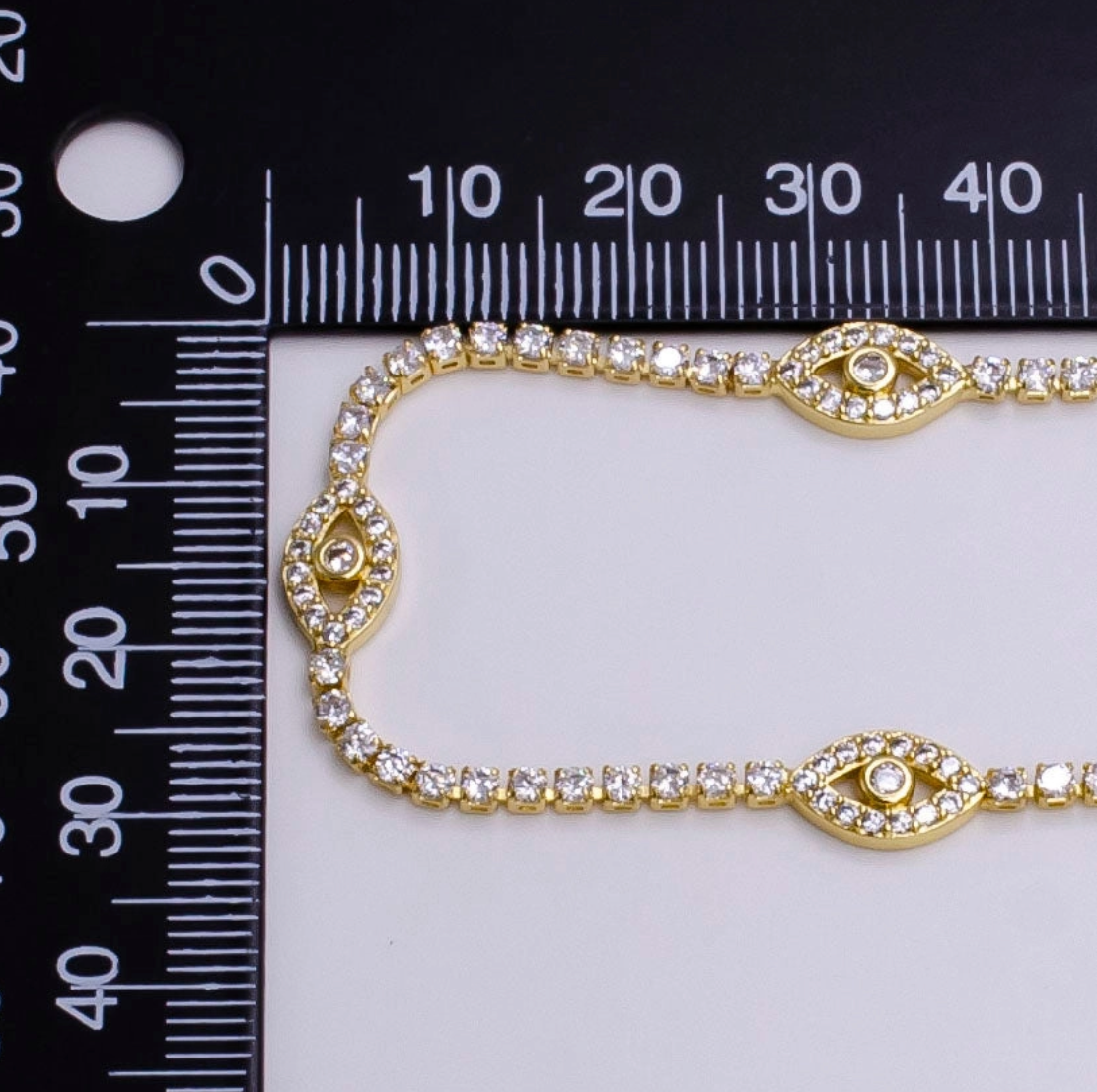 Evil Eye Tennis Bracelet