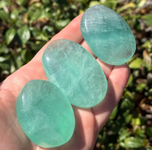 Fluorite Palm Stone