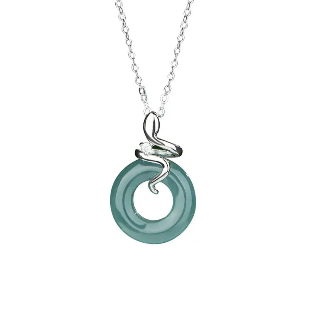 Jade Snake Necklace