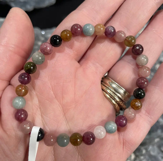 Watermelon Tourmaline Bracelet