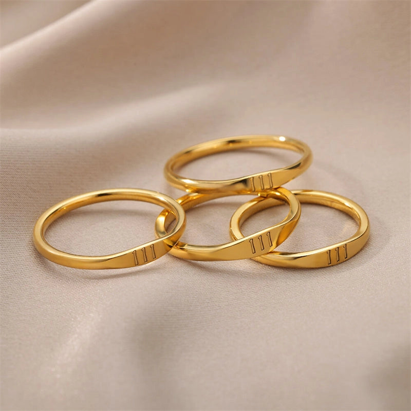 222 : Angel Number Ring