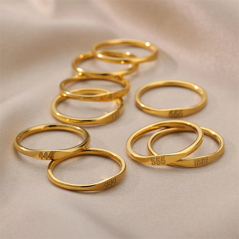 333 : Angel Number Ring