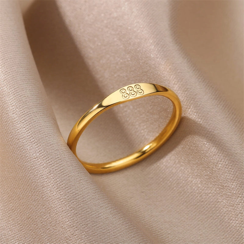 888 : Angel Number Ring