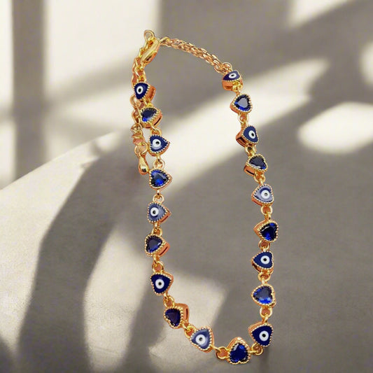 Navy Evil eye Bracelet