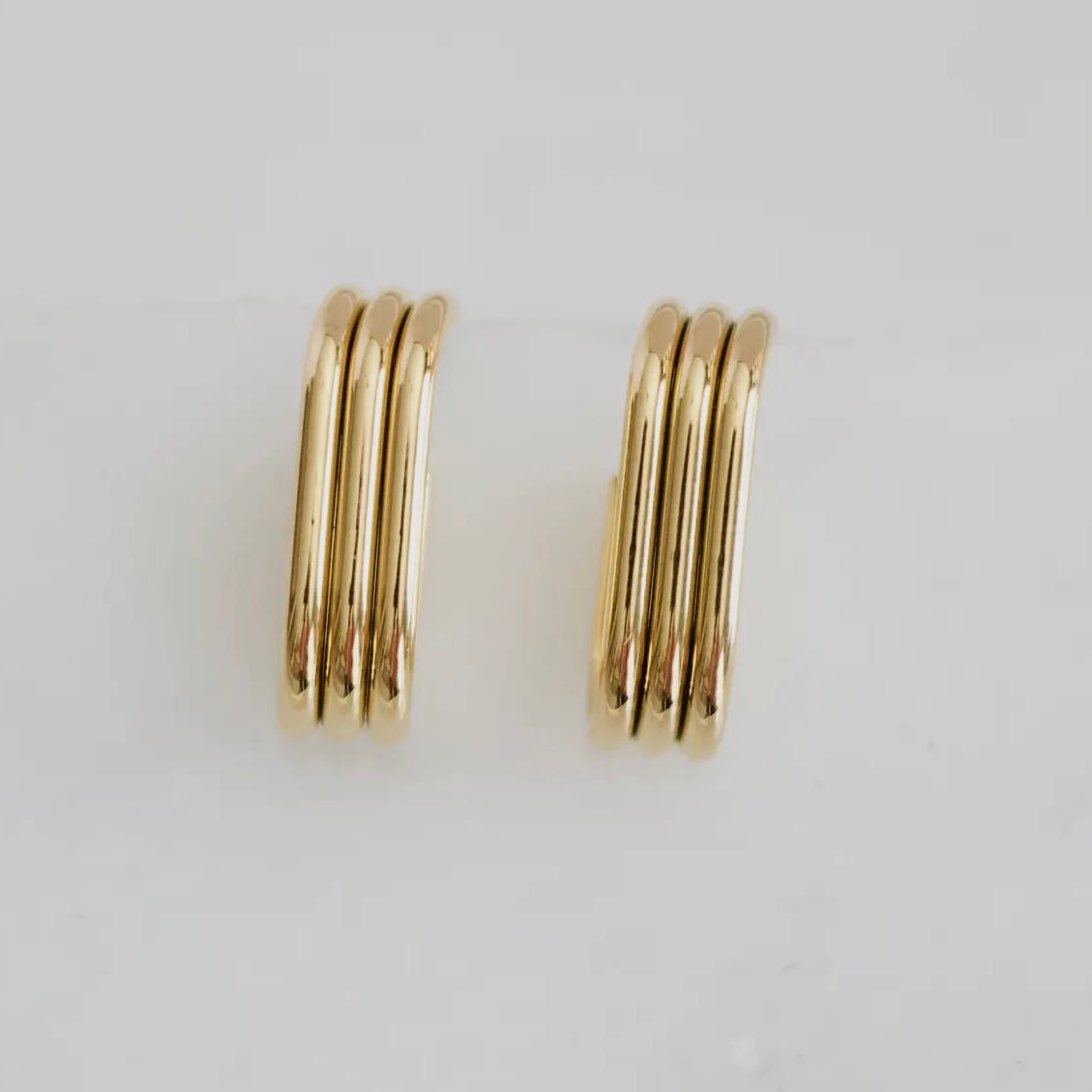 Gold Huggie Earring