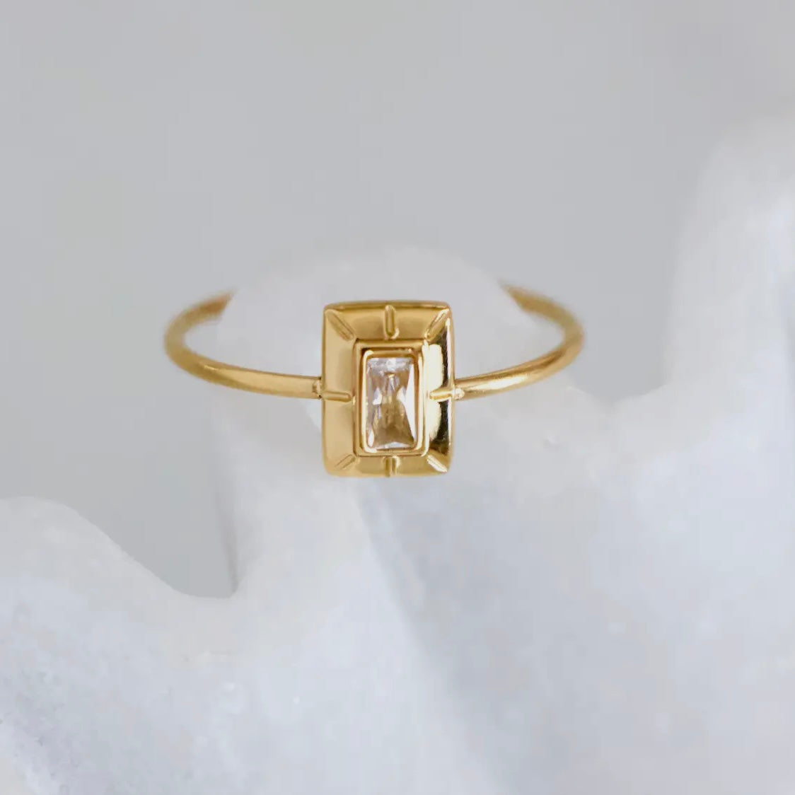 Art Deco Ring - Square