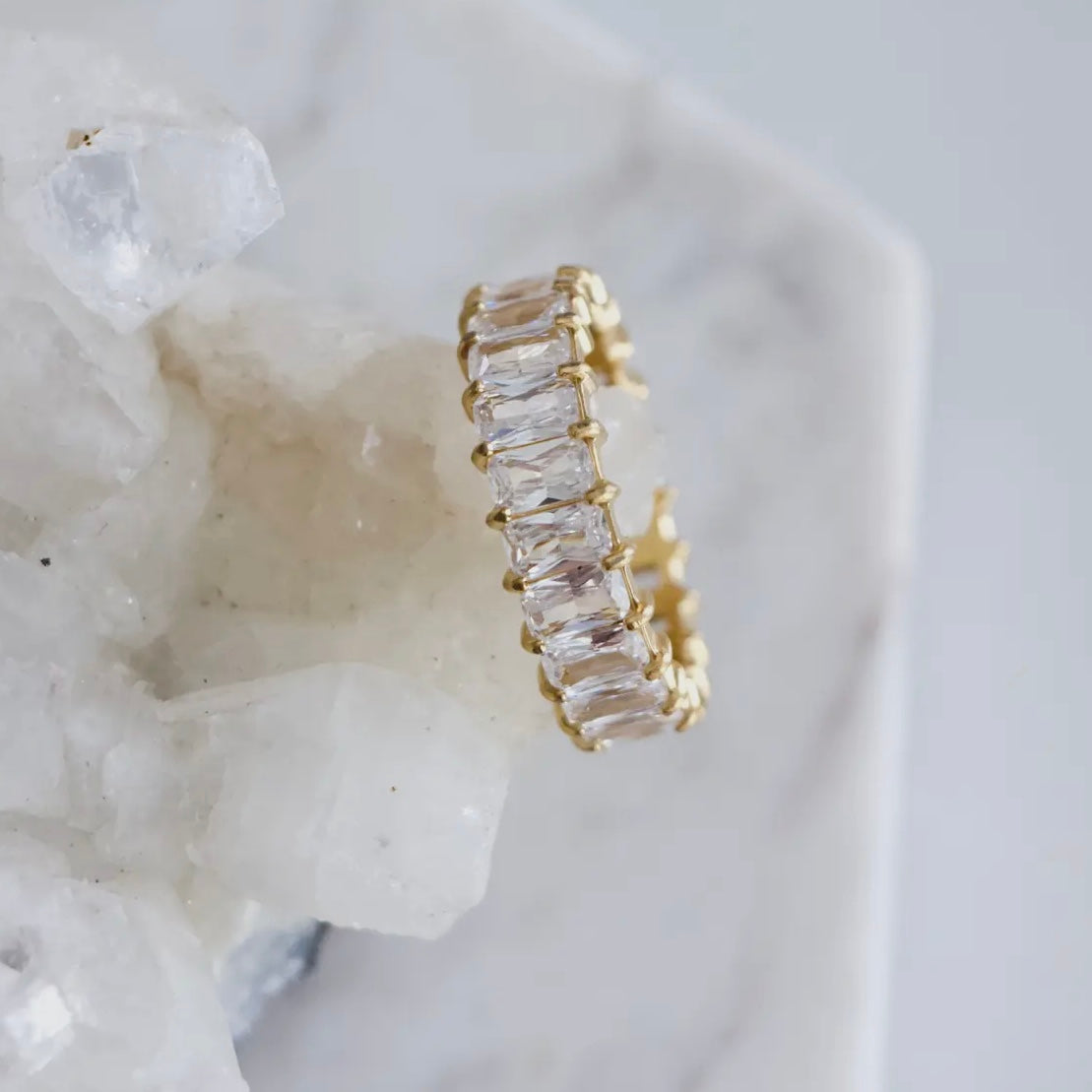 Emerald Cut Baguette Band