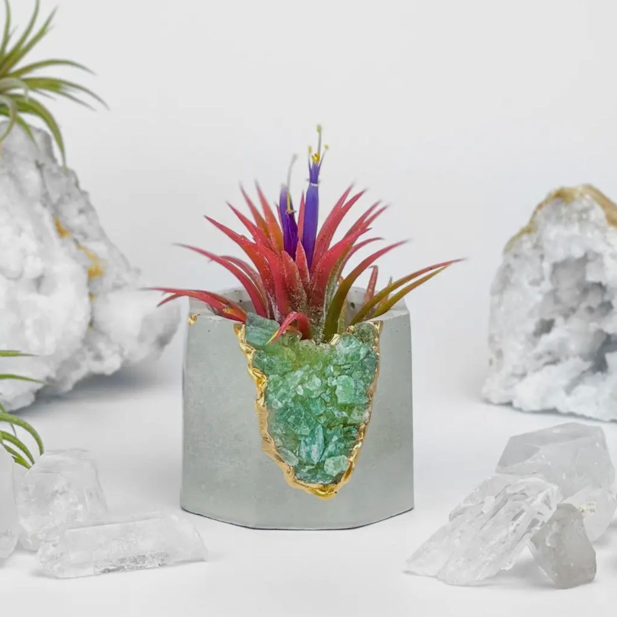 Green Apatite Holder