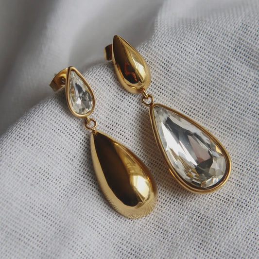 Teardrop Statement Earrings