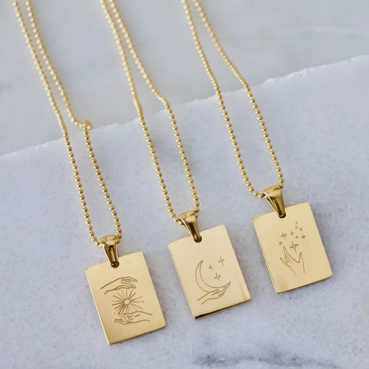 Celestial Stamp Necklace