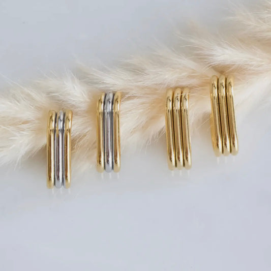 Gold Huggie Earring