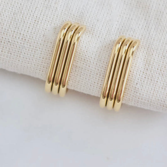 Gold Huggie Earring