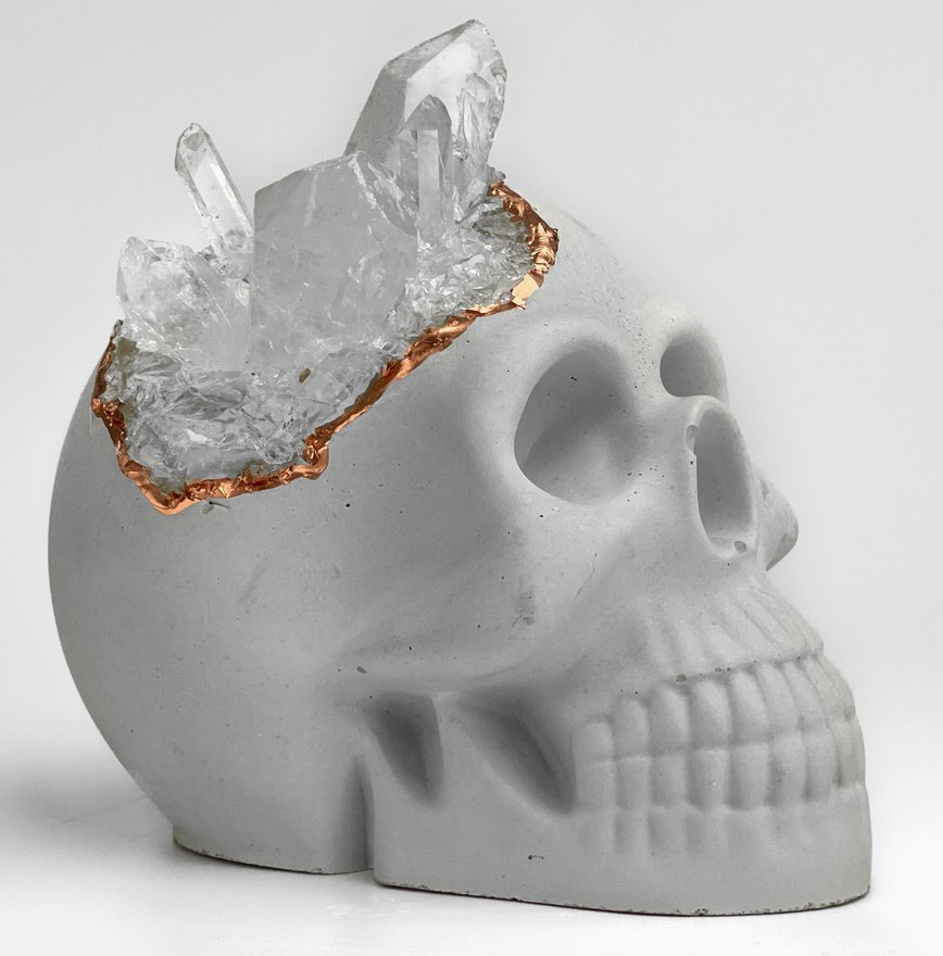 Raw Clear Quartz Skull