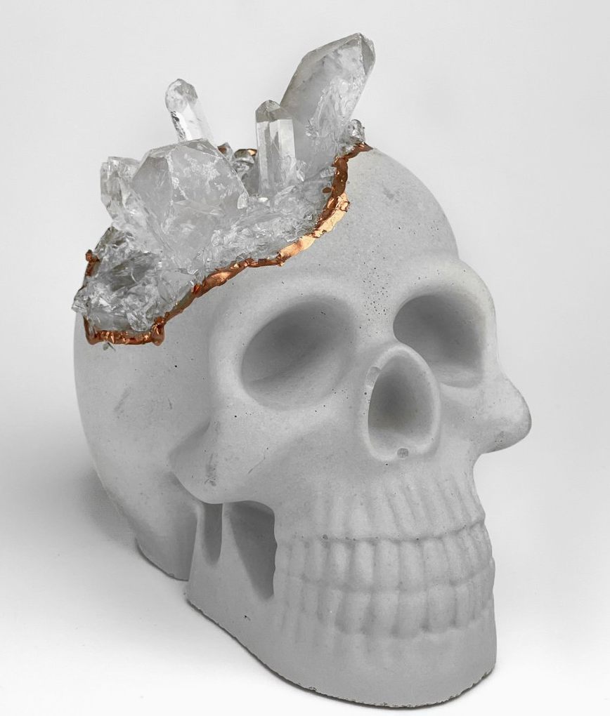 Raw Clear Quartz Skull