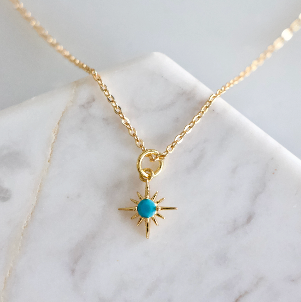 Turquoise North Star Necklace