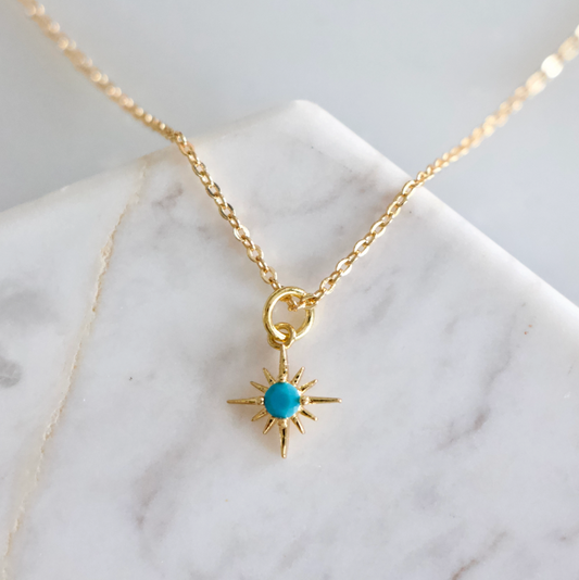 Turquoise North Star Necklace
