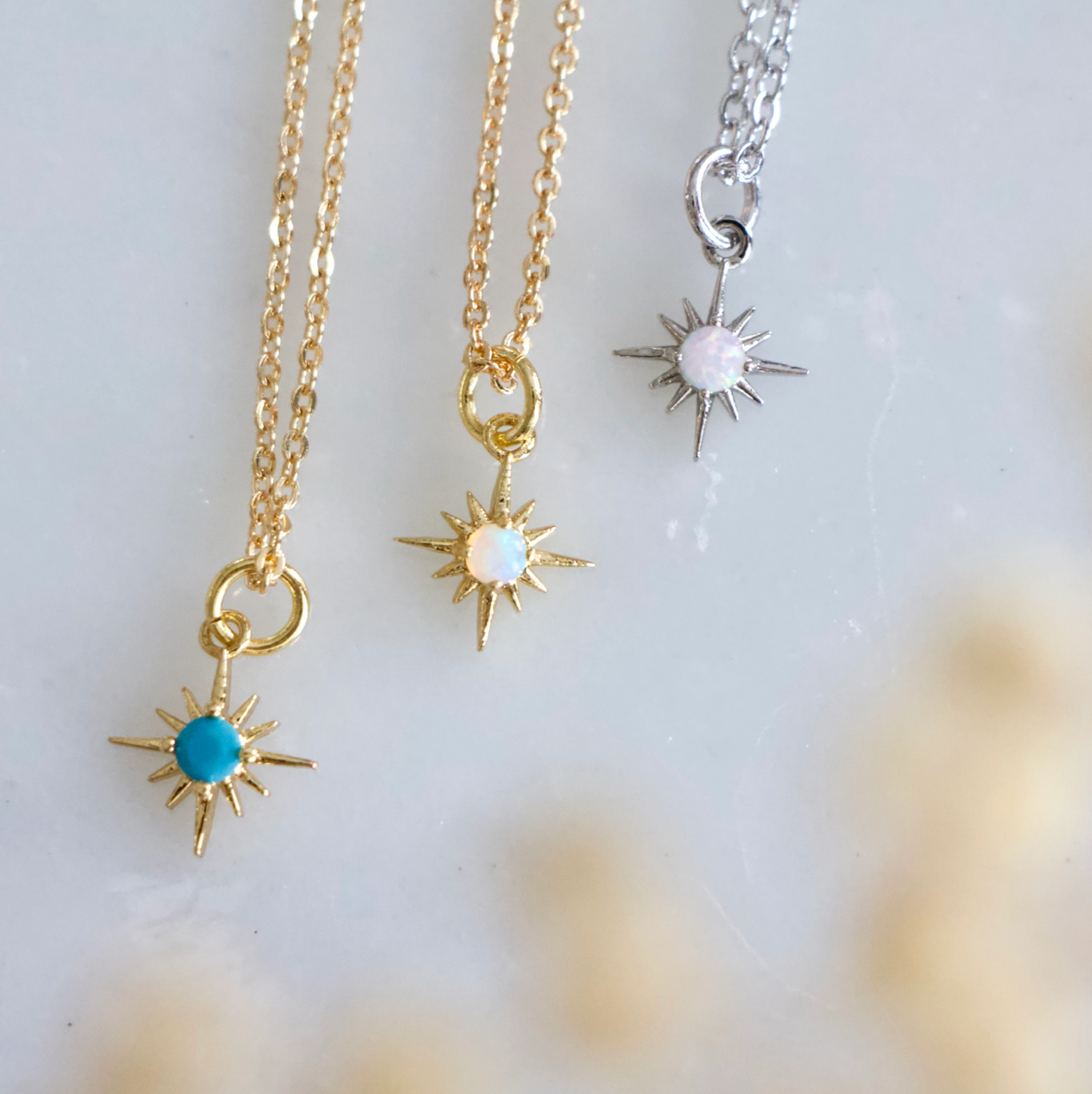 Turquoise North Star Necklace