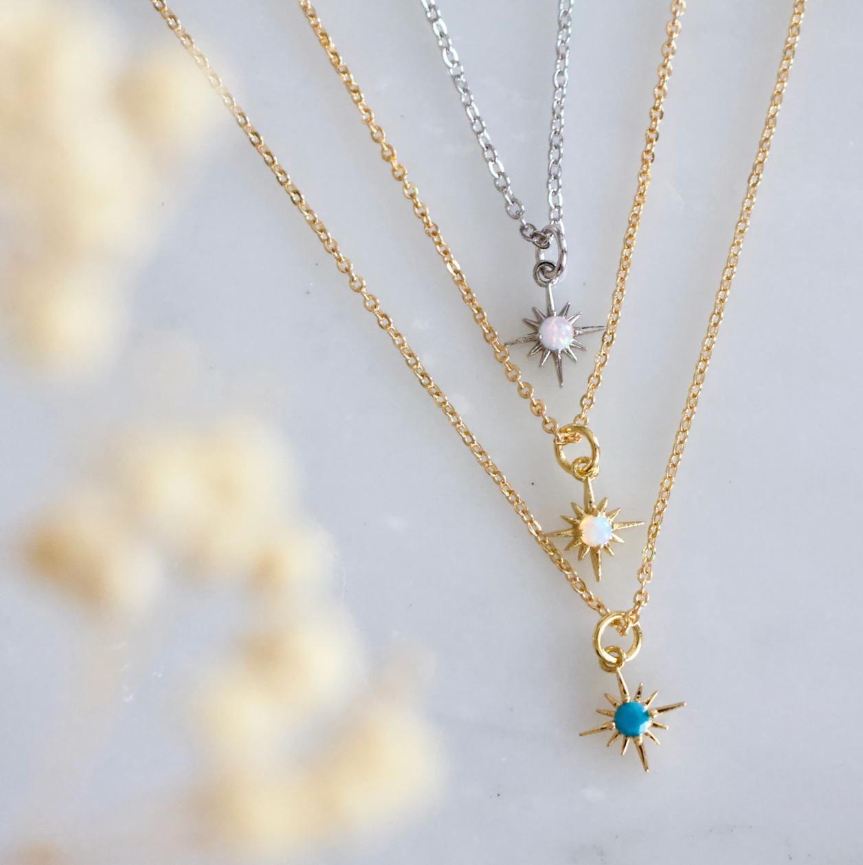 Turquoise North Star Necklace