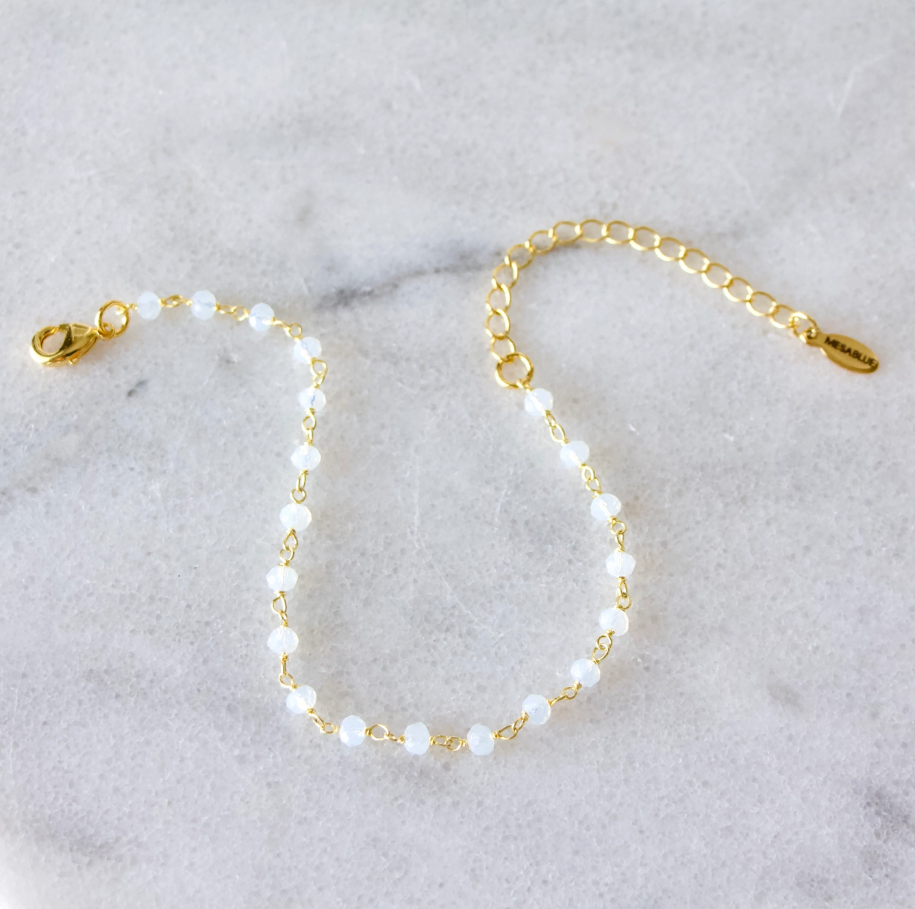 Opalite Beaded Bracelet