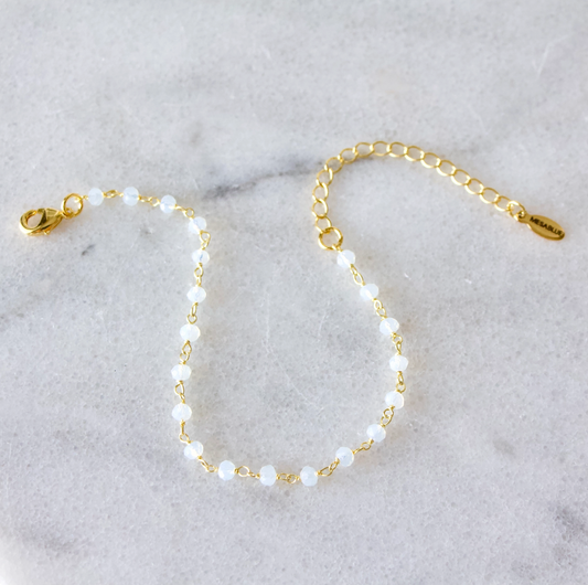 Opalite Beaded Bracelet