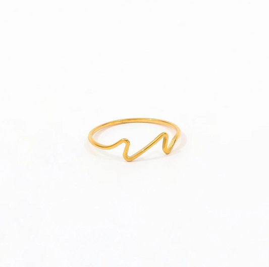 Wave Stack Ring