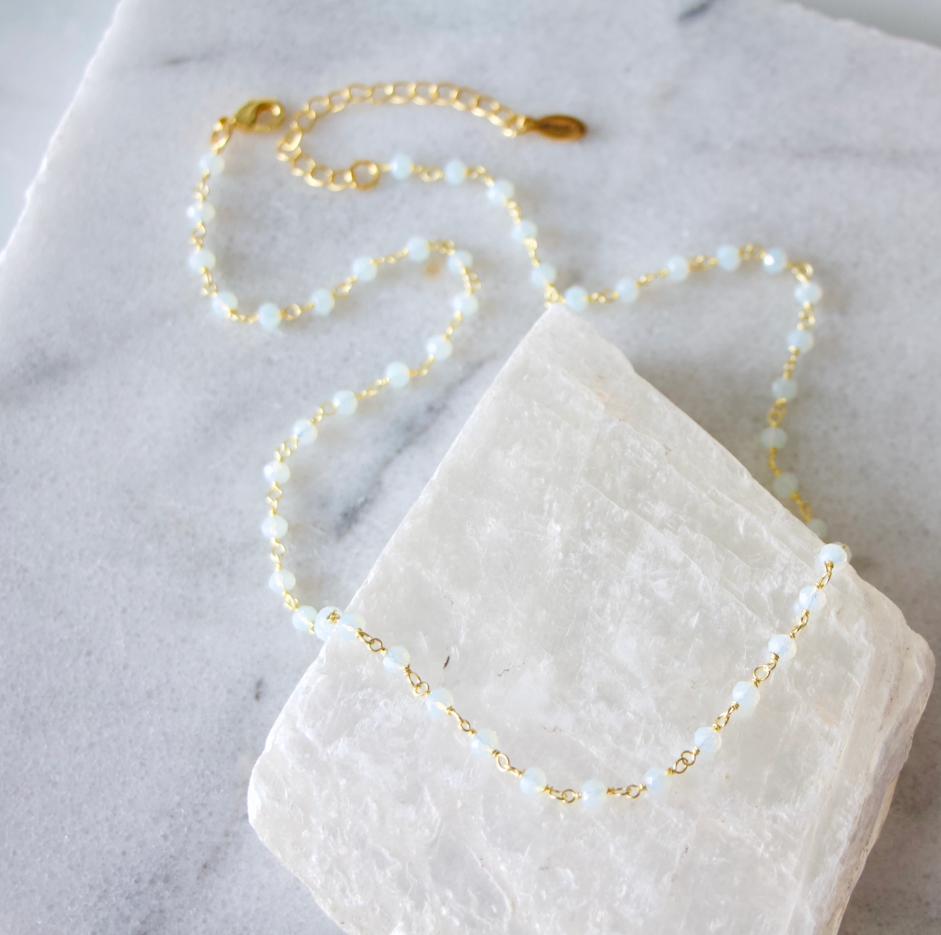 Opalite Beaded Necklace