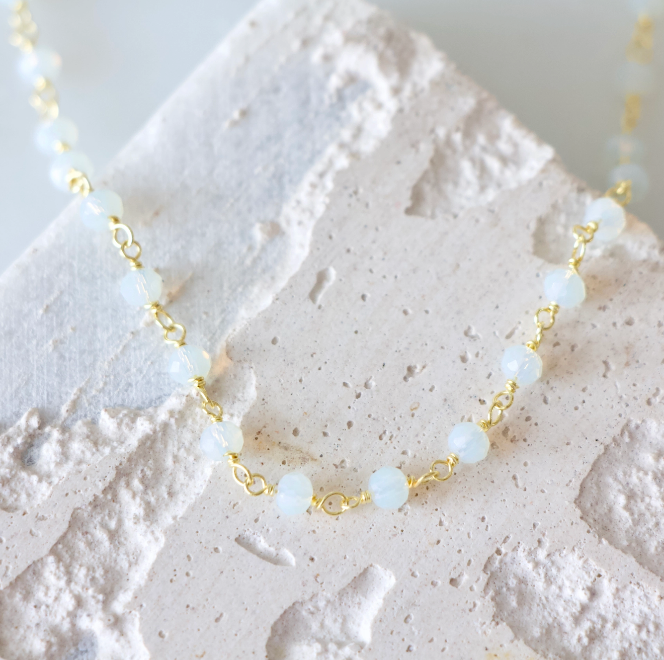 Opalite Beaded Necklace