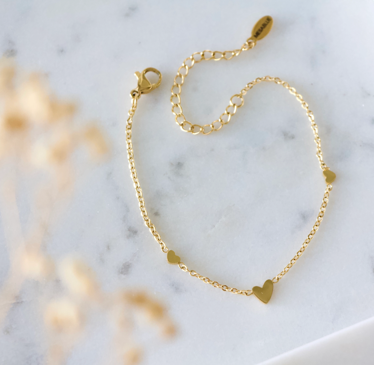 Triple Heart Bracelet