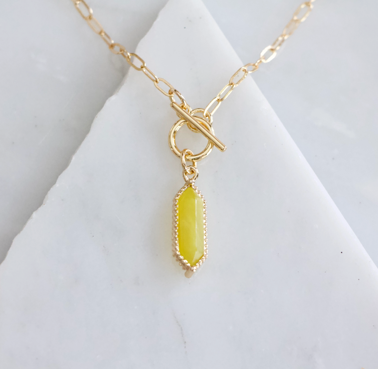 Korean Jade Toggle Necklace