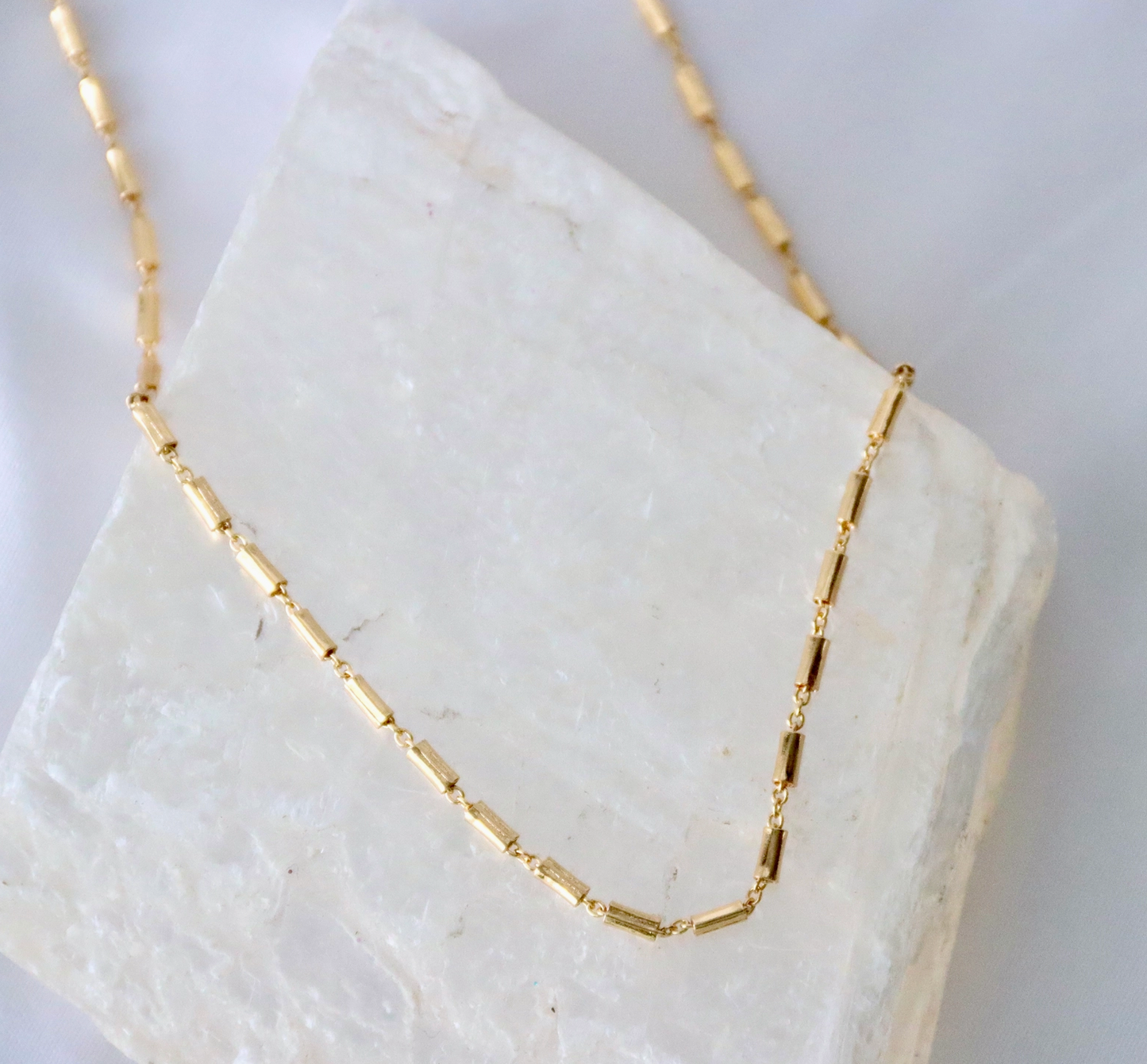 Tube Chain Choker Necklace