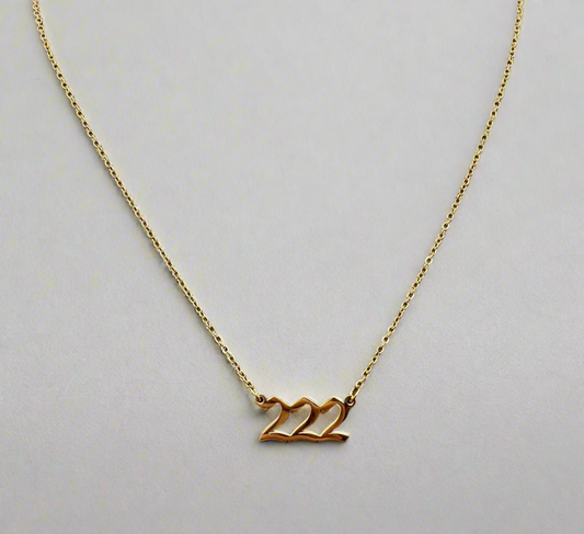 222 - Angel Number Necklace