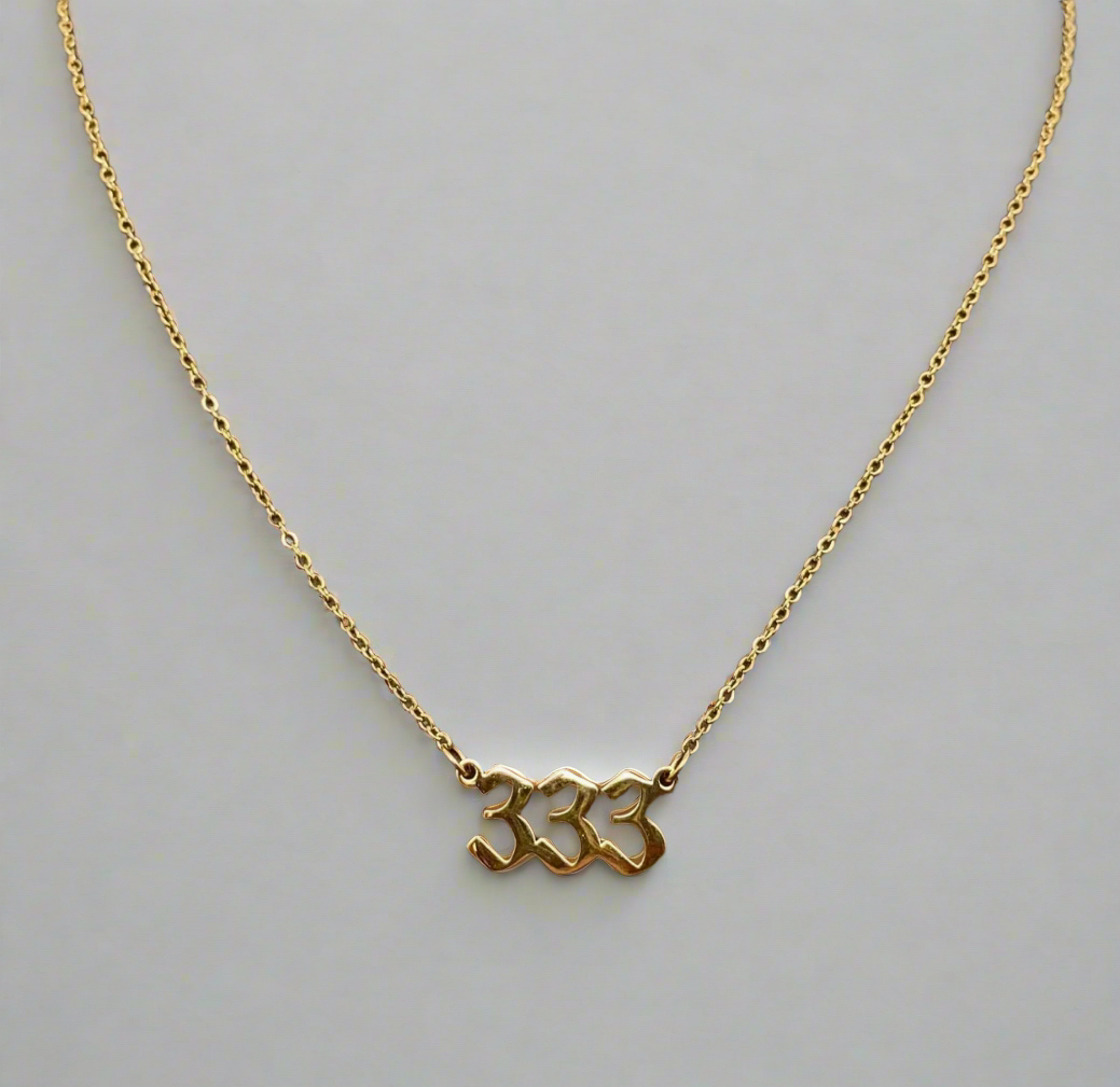 333 - Angel Number Necklace