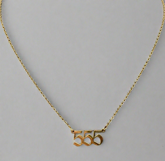 555 - Angel Number Necklace