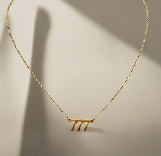 777 - Angel Number Necklace