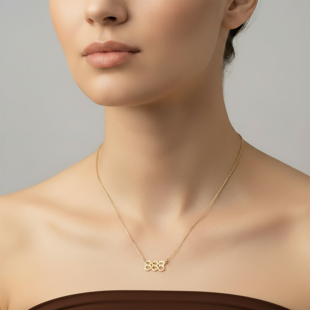 888 - Angel Number Necklace