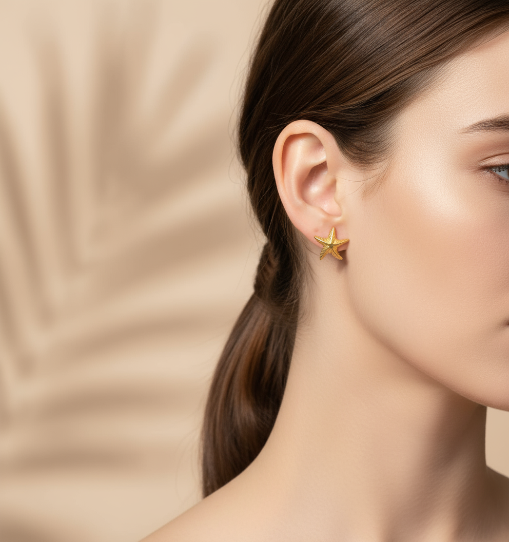 Starfish Stud Earrings