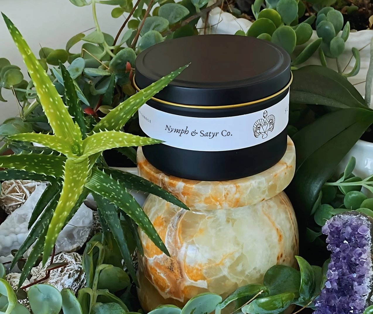 Durga (The Fearless) 8oz Crystal Candle