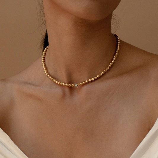 Beaded Choker Necklace