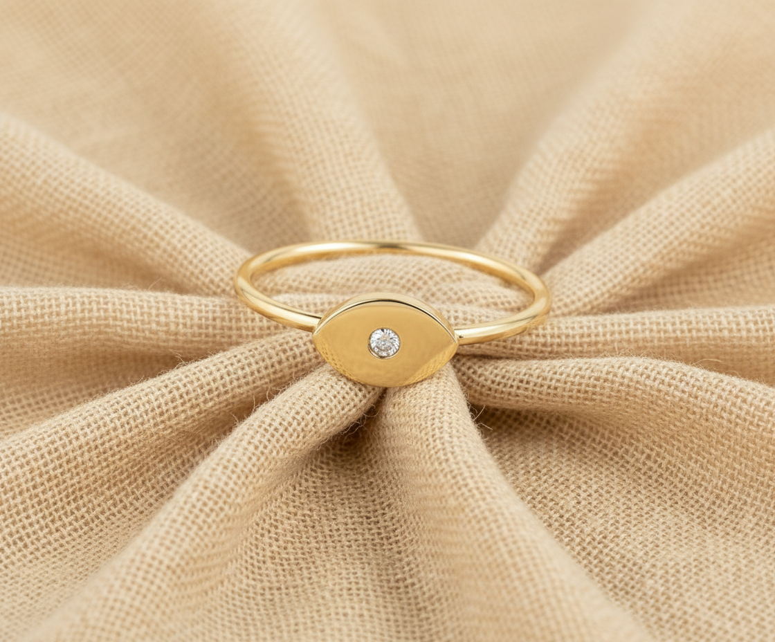 Evil Eye Stacking Ring