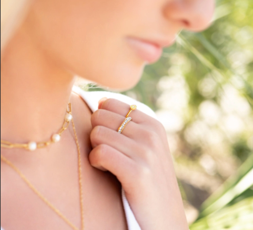 Evil Eye Stacking Ring