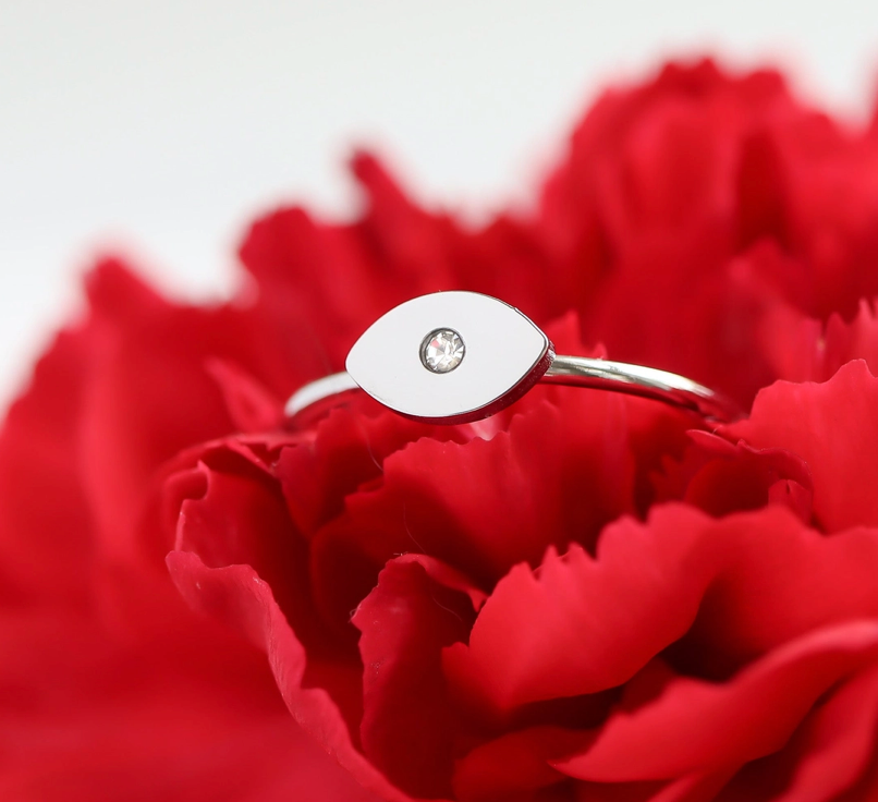 Evil Eye Stacking Ring